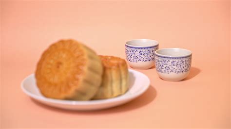 Chinese moon cake for Mid-Autumn Festival 5857661 Stock Video at Vecteezy