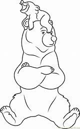 Brother Bear Coloring Page For Kids  Free Printable sketch template