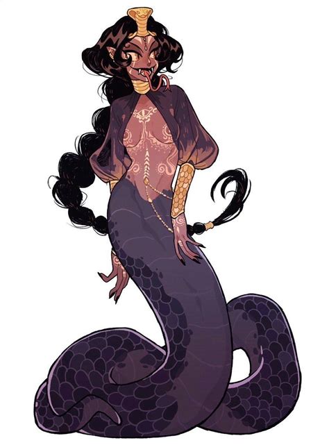 Pin by Brennen Hopson on Fantasy race - Lamia | Creature art, Concept art characters, Character art