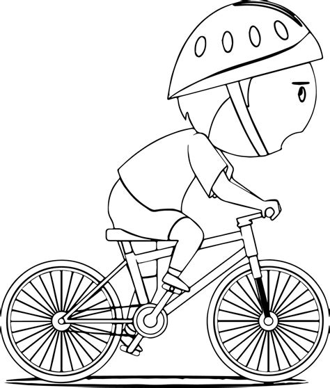 Bike Coloring Pages to Encourage Kids Learn to Ride - Coloring Pages