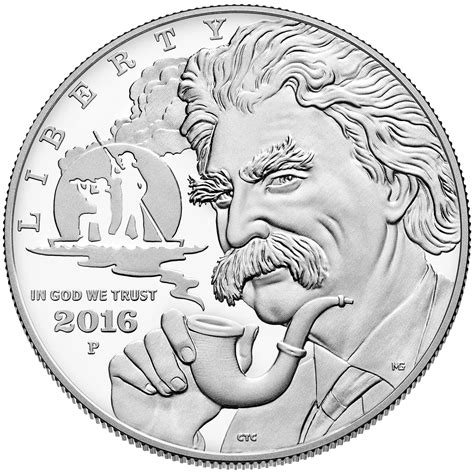 2016 Mark Twain Silver Dollar obverse | Coin Collectors Blog