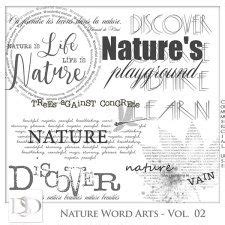 Nature Word Arts Vol 02 by D's Design cudigitals.com #CUdigtials #CU # ...