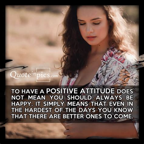 What a positive attitude really means