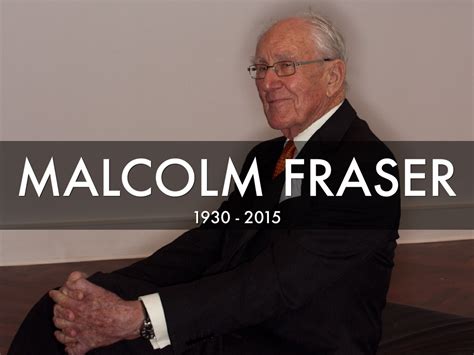 Malcolm Fraser by ECU Daily