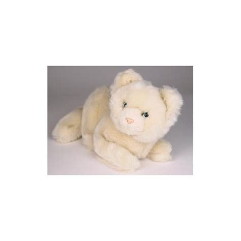 Dusty Beige Persian Cat Stuffed Plush Realistic Lifelike Lifesize Display Prop