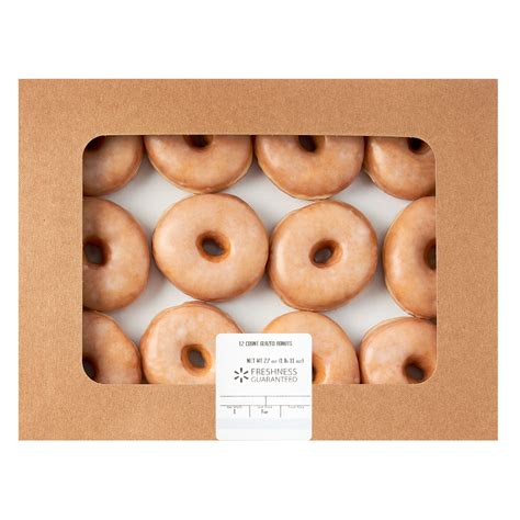 Freshness Guaranteed Glazed Donuts, 27 oz, 12 Count - Walmart.com