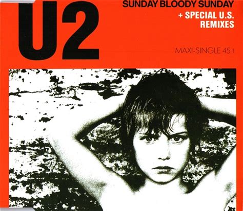 U2 - Sunday Bloody Sunday (1991, Black Label Logo, CD) | Discogs