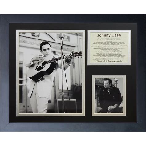 Legends Never Die Johnny Cash II Framed Memorabilia | Wayfair