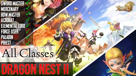 All Classes Dragon Nest 2 Tencent - YouTube