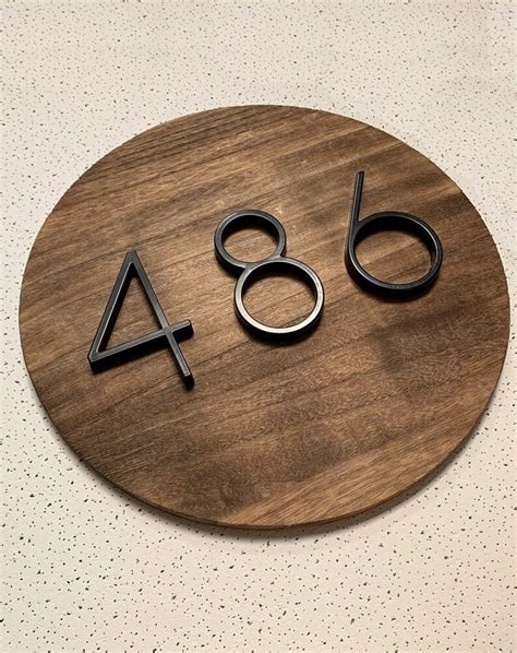 Large House Numbers Black Modern House Number Large Door - Etsy