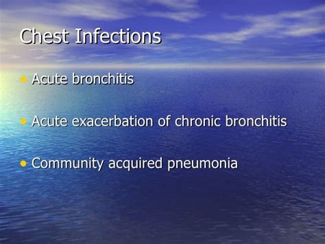 Chest Infections