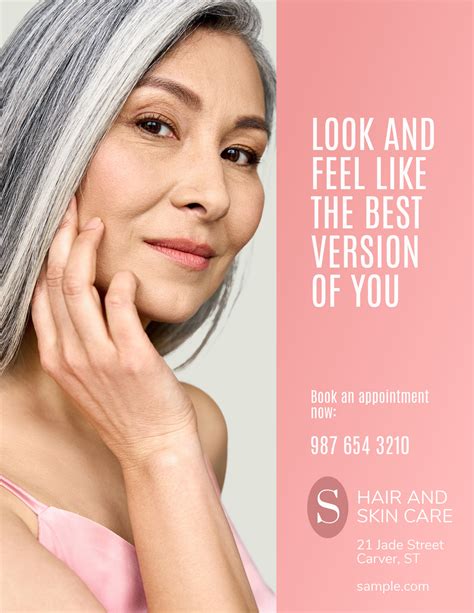 Flyer Hair Salon 39 customizable flyer template | Shutterstock