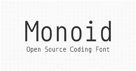 Download Monoid font | fontsme.com