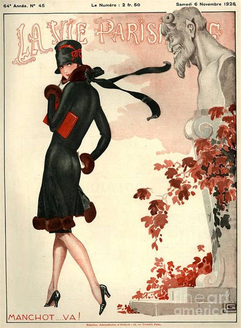 1920s France La Vie Parisienne Magazine Poster by The Advertising ...