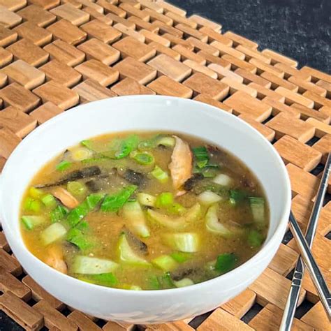 Miso Soup with Mushrooms - Daniel's Plate