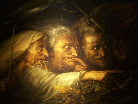 Alexandre Marie Colin The Three Witches from Macbeth | Real witches, Macbeth witches, Three witches