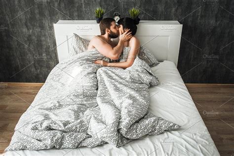 Couple in love kissing in bed | Couple kiss in bed, Cute couples ...