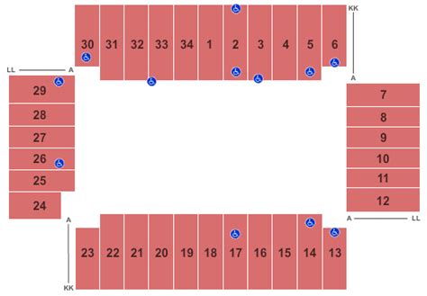 Fargodome Seating Chart Rows