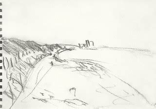 1990 - 'Sketch of Dutch beach', a pencil drawing of Dutch … | Flickr