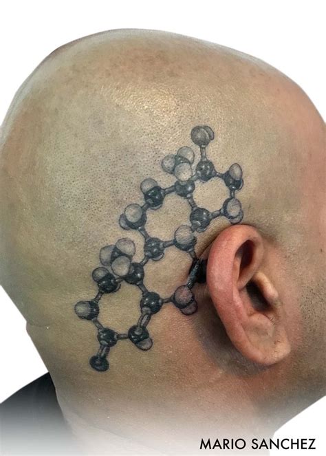 Test molecule tattoo | Molecule tattoo, Tattoos, Black tattoos