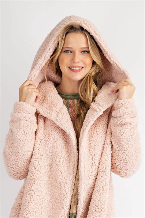 This cuddly Oversized Willow Soft Faux Fur Hoody Jacket Coat will have ...