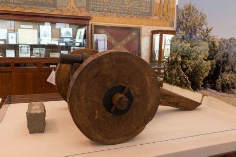 The "Come and Take It" Cannon, housed at the Gonzales Memorial Museum in Gonzales, Texas ...