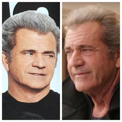 Bad Mel Gibson Photoshop (L) for Daddy’s Home 2 compared to how he ...