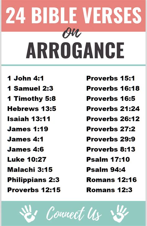 25 Important Bible Scriptures on Arrogance – ConnectUS