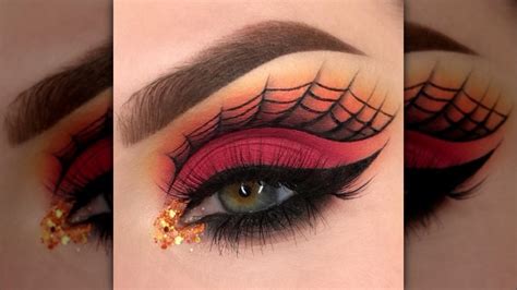 Step Up Your Eyeliner Game This Spooky Season With A Spider-Web Look