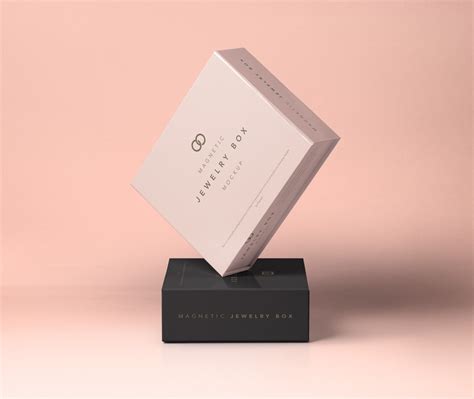 Psd Jewelry Magnetic Box Mockup | Pixeden Club