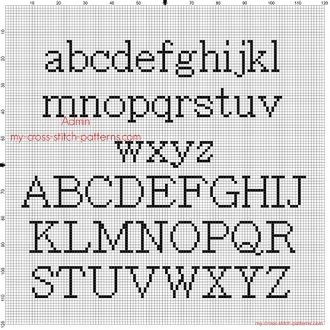 cross stitch alphabet pattern - Google Search | Cross stitch fonts, Cross stitch alphabet ...