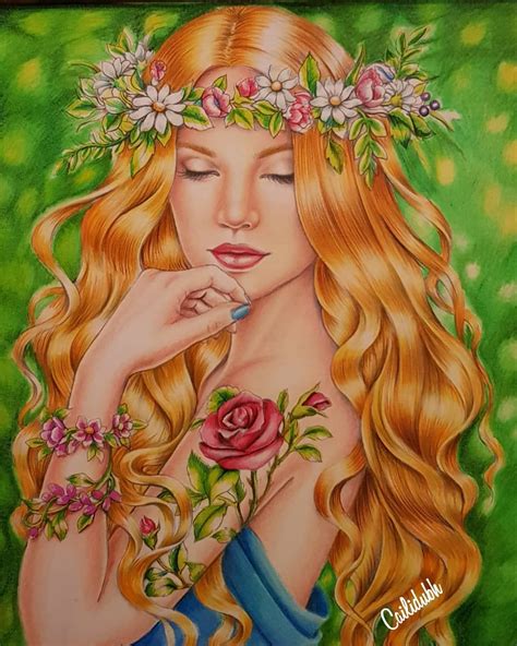 Colored Pencil Artwork, Color Pencil Drawing, Fairy Coloring Pages, Adult Coloring Pages, Faber ...