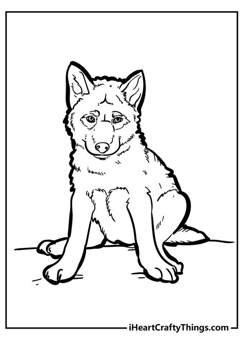 25 Wolf Coloring Pages - All New And Updated (2021)