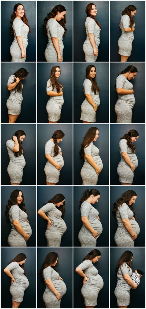 Baby belly progression photo / week by week belly photo / pregnancy / 40 weeks pregnant / belly ...