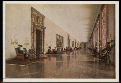 3rd Reich Germany 1940s Berlin Chancellery Reichskanzlei Interior View ...