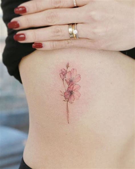 Small Red Chinese Ink Oainting Plum Blossoms Tattoo Design Ideas | Tattoos for women, Small ...