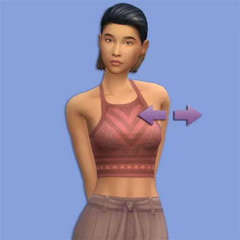 Female Chest Width Slider - The Sims 4 Catalog | Sims 4, Sims, Sims 4 mods clothes