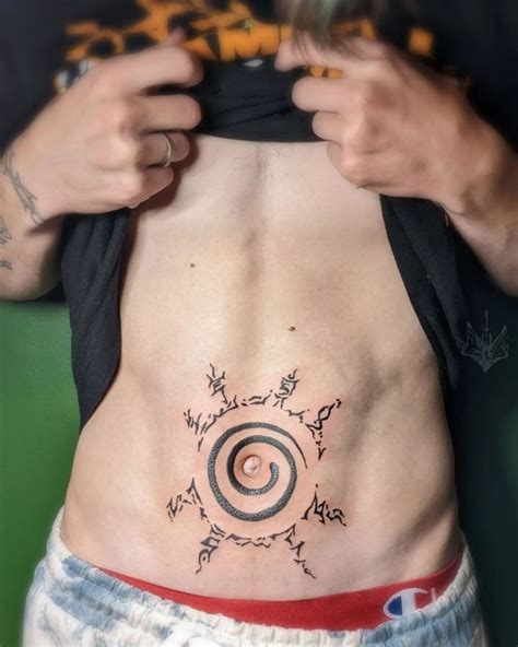 Naruto Belly Tattoo by @merlin_stabs - Tattoogrid.net