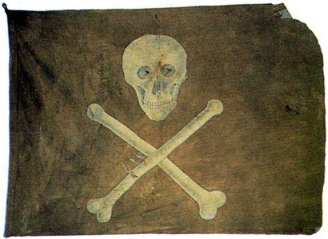 The only other Jolly Roger pirate flag recovered and preserved : r ...