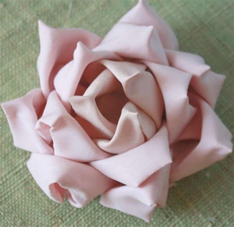 Fabric Flower Tutorial No Sew Tutorial Fabric Flower | Etsy