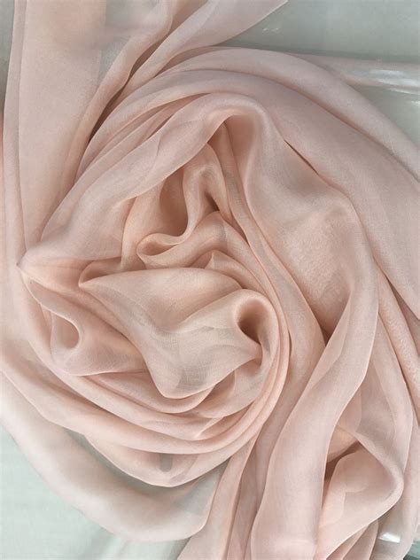 Silk Chiffon 54 Wide Silk Chiffon Fabric Sold by the | Etsy