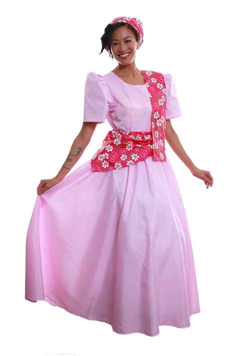 WS19 Balintawak Gina Dress Pink Filipiniana | ubicaciondepersonas.cdmx.gob.mx