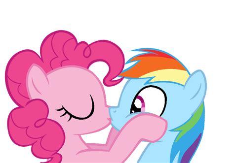 Pinkie Pie kiss Rainbow Dash (Request) by nejcrozi on DeviantArt