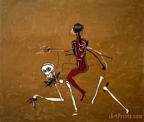 Jean-michel Basquiat Riding with Death painting - Riding with Death print for sale