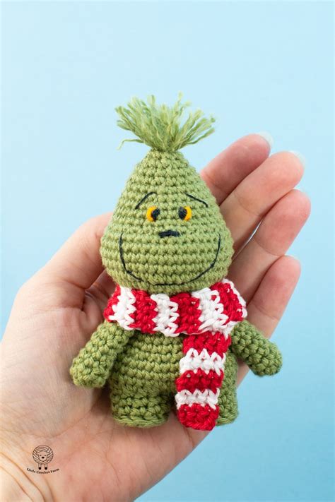 Crochet Grinch Amigurumi Pattern Mini Grinch Christmas - Etsy UK