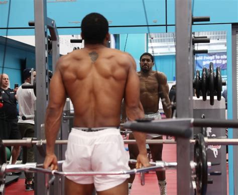 Photos: Anthony Joshua Training in Beast Mode For Povetkin - Boxing News