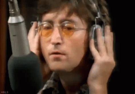 Silly John Lennon - Silly GIF – Silly John Lennon The Beatles – discover and share GIFs