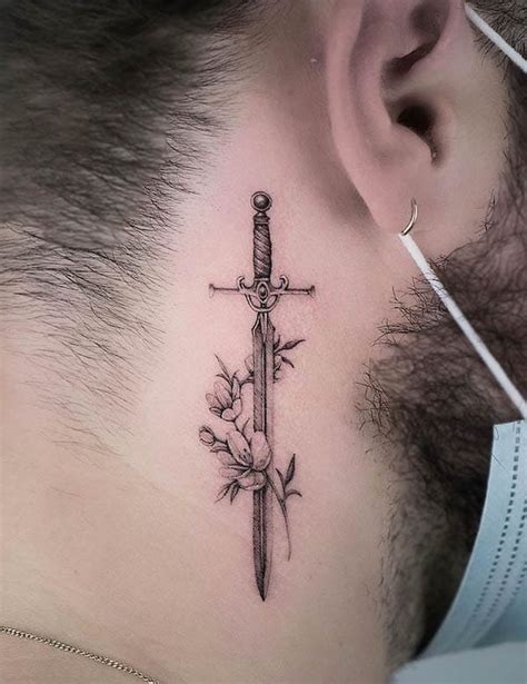 Aggregate 77+ sword tattoo behind ear - in.coedo.com.vn