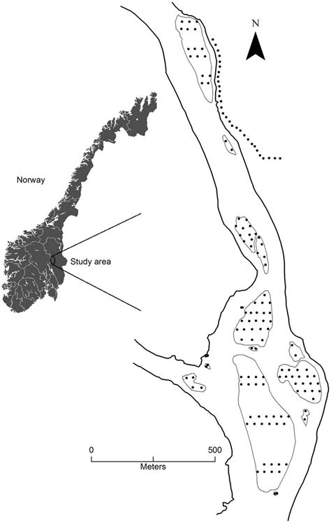 Map of study location in Norway and the 15 islands in the river Glomma.... | Download Scientific ...