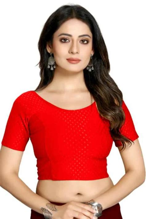 Buy Scube Designs Women Red Cotton Lycra Blouse Online at Best Prices in India - JioMart.